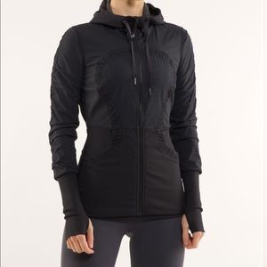 Lululemon Dance Studio Reversible Jacket - black/gray